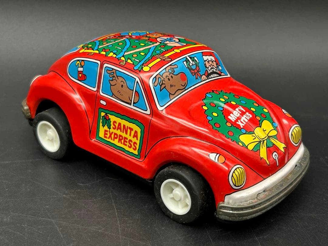 ブリキ製　トイズクラブ　サンタエクスプレス　フォルクスワーゲン　ビートル　3台