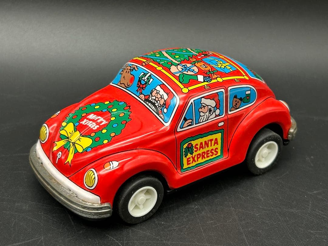 ブリキ製　トイズクラブ　サンタエクスプレス　フォルクスワーゲン　ビートル　3台