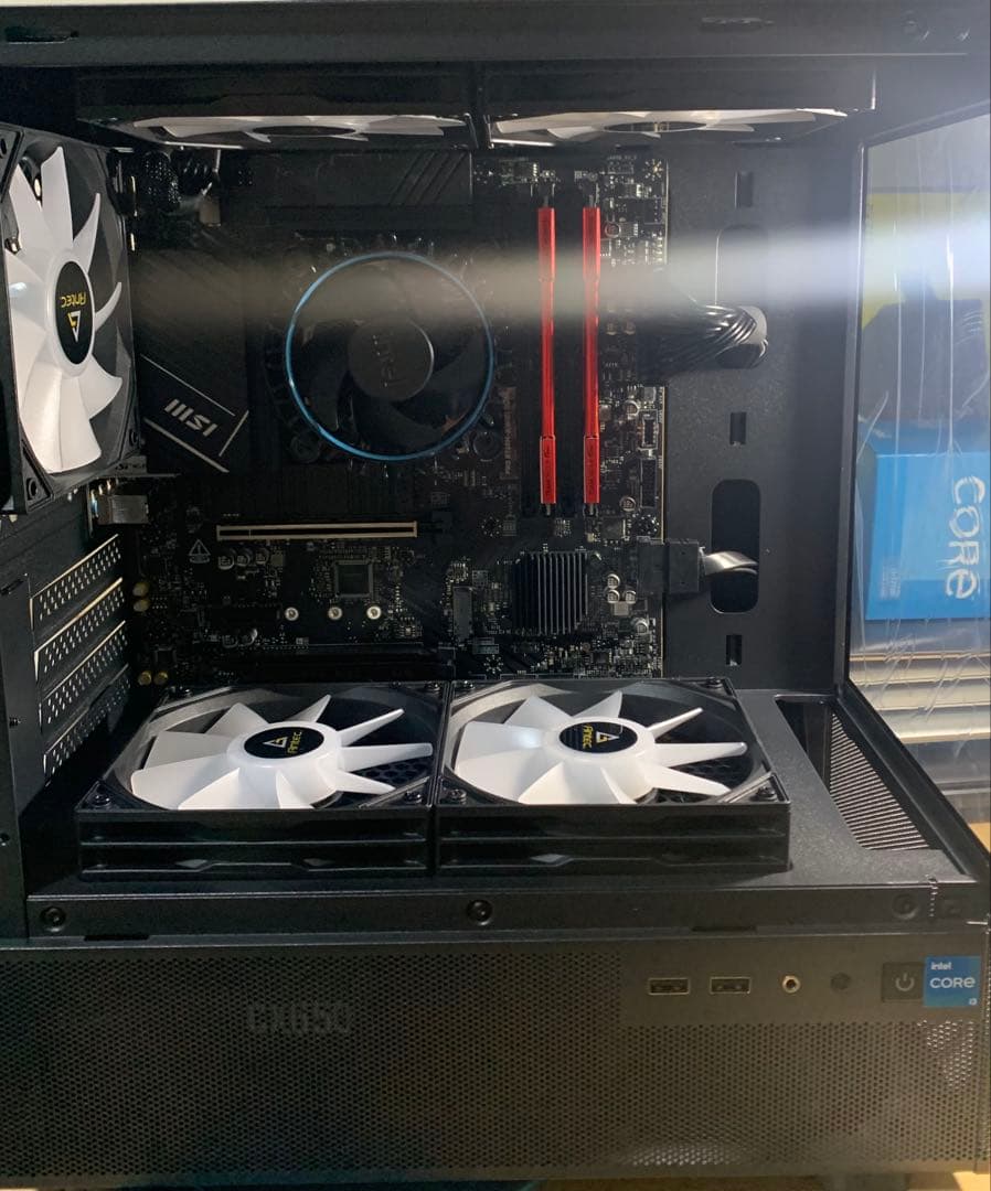 PCケース(自作PC用) Micro-ATX Intel CPU Core i3-12100