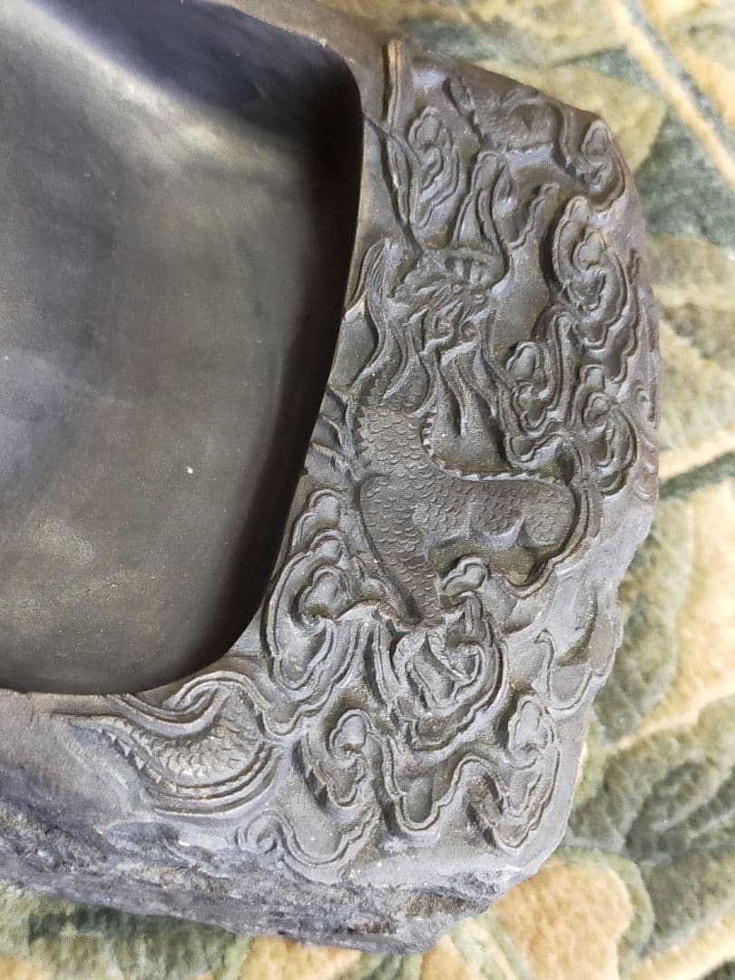 ♥端渓硯　梅花坑　5.9kg　４　端渓　硯　骨董品