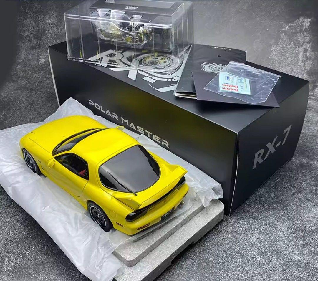 ポーラーマスター　1/18　マツダ　RX-7　高橋啓介　頭文字D