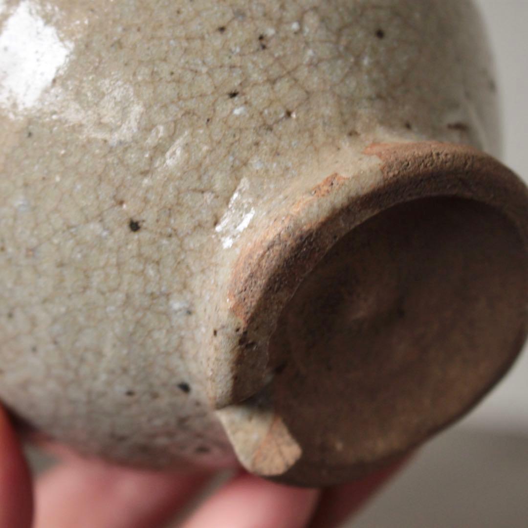 萩 灰釉 茶碗 茶道具 古道具 アンティーク 萩焼