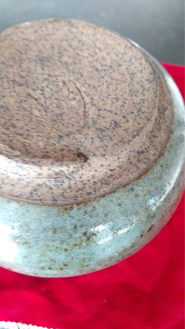 李朝　会寧　国焼　韓国美術　朝鮮美術　海鼠釉　茶道具　煎茶器　小壷