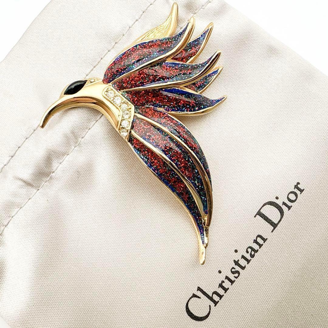 2448　 Germany製　極美品✨Dior　ブローチ　CD　ロゴ　希少　刻印