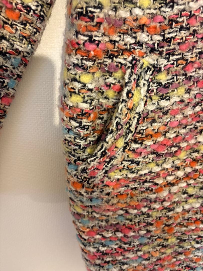 coohemコーヘン ファンシーツイードジャケットコート　美品