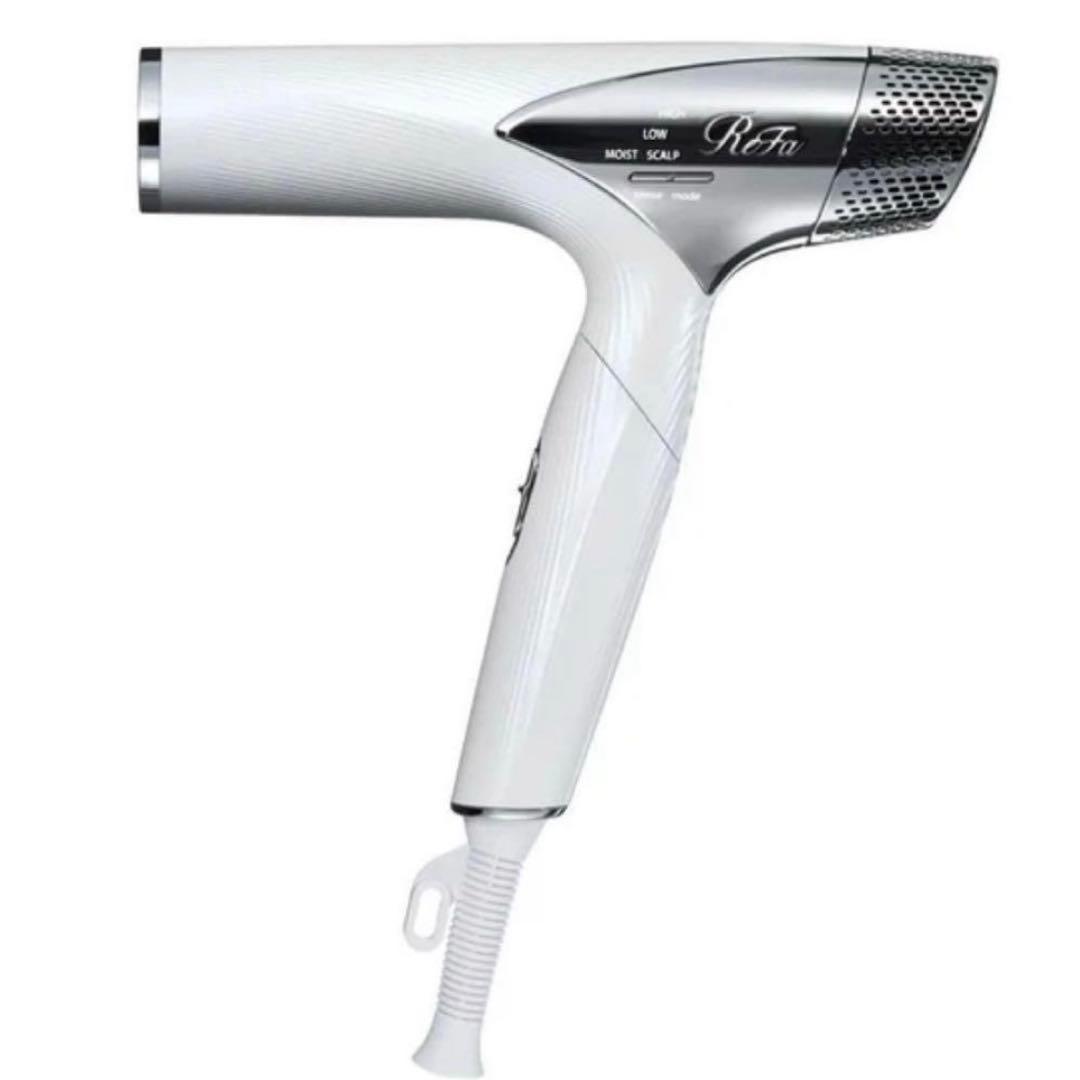 美品 ReFa リファ ドライヤー 白 ホワイト 折り畳み可能 軽量 コンパクト