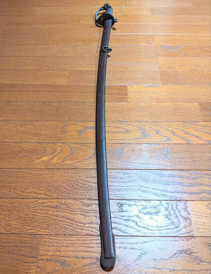 【当時物】旧日本軍 帝国陸軍 軍刀 指揮刀 模造刀 模造刀身 サーベル100cm