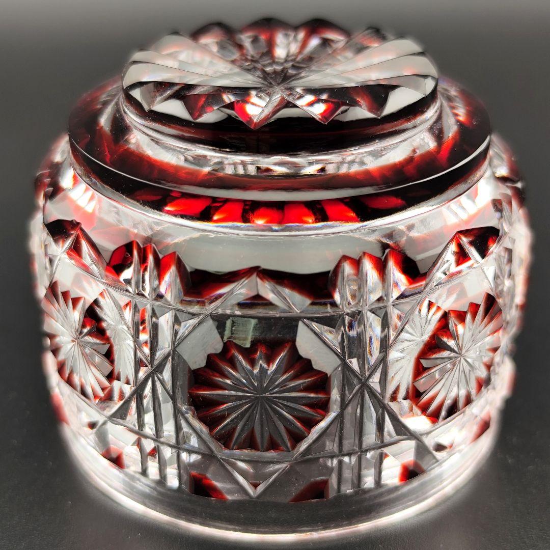 超希少品☆未使用美品 黒木国昭 薩摩切子 猪口（切子 江戸切子 薩摩切子）