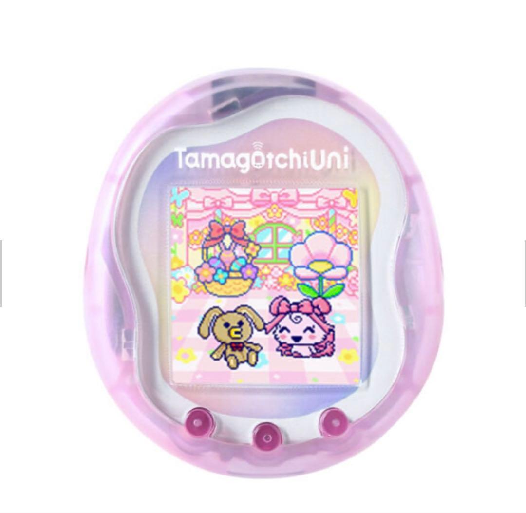 たまごっちTamagotchi Uni Aurora Pink White