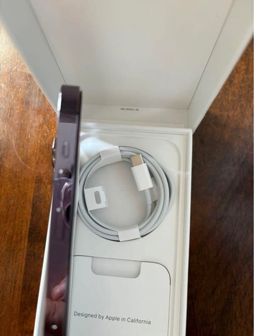 美品iPhone 14 Pro ディープパープル128GBSIMフリー