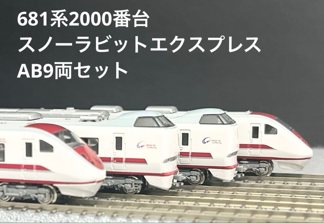⭐︎美品⭐︎KATO 681 2000系 北陸急行スノーラビット AB9両セット