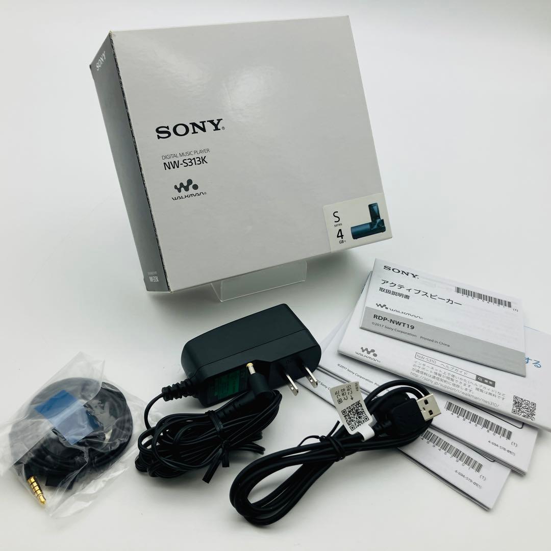 SONY ソニー WALKMAN メモリ4GB ブラック NW-S313K