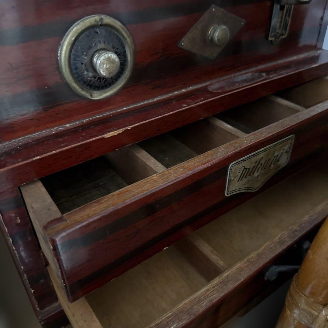 アンティークレジスター自動金銭分類器 御國 レア MIKUNI 貯金箱