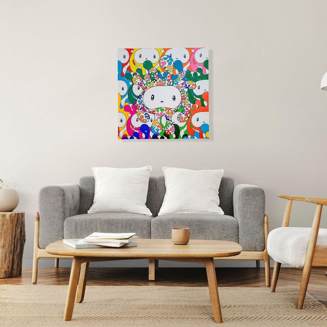 ★鈴木哲也★S25(803×803mm)アクリル原画1点物★送料無料#0088