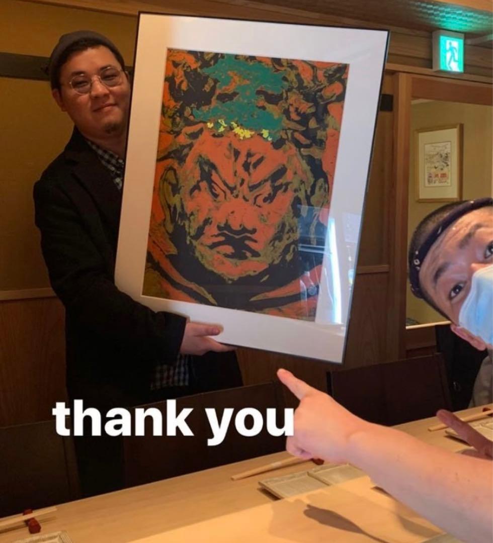 真作　希少　井田幸昌　Yukimasa Ida シルクスクリーン 四天王