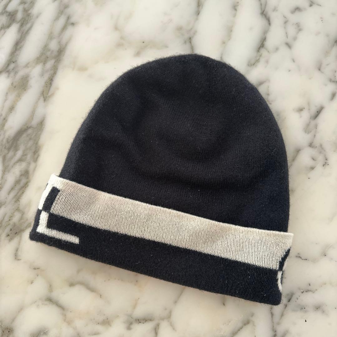 美品♪CHANEL カシミヤ ニット帽