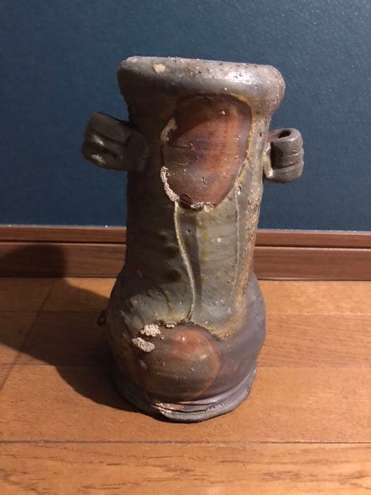 備前焼　稗田茂硫　壺