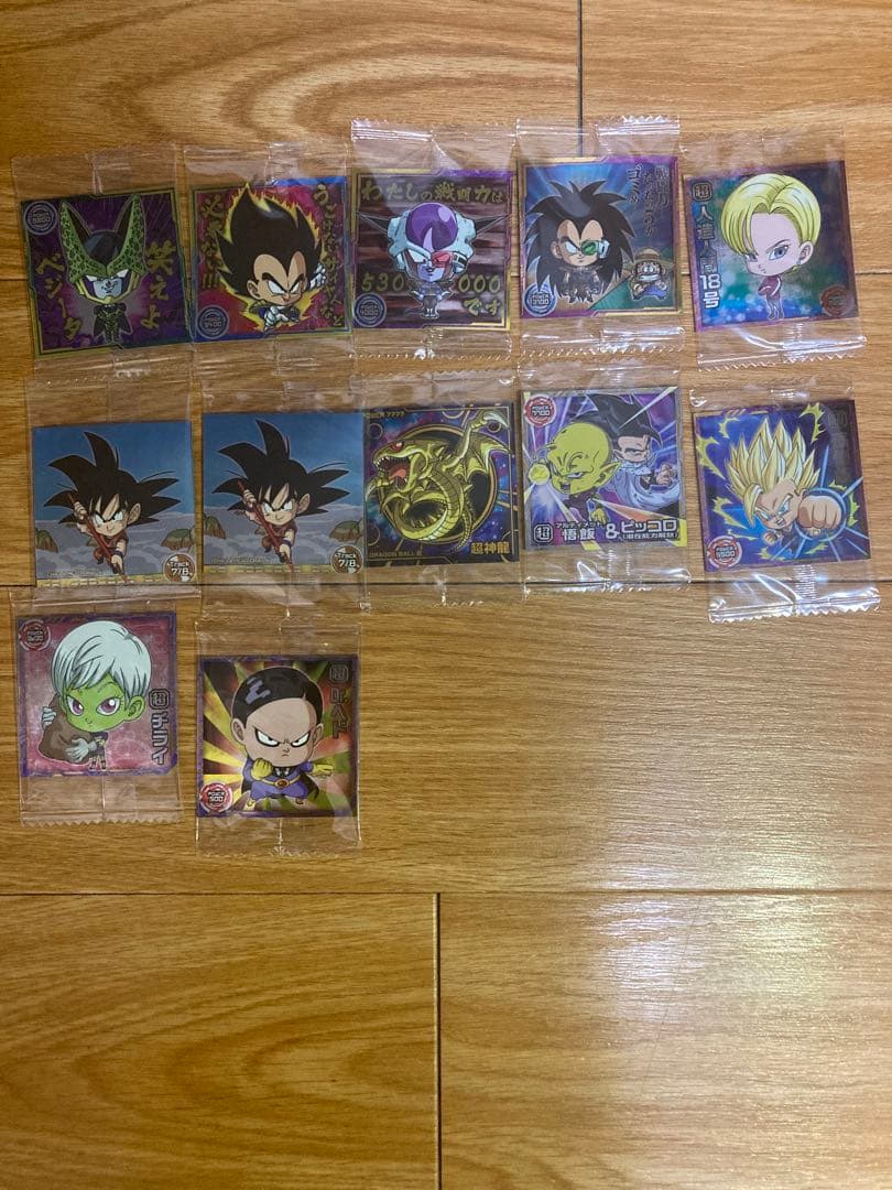ドラゴンボール シール ウエハース61枚