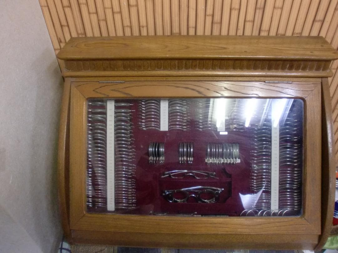 木製　検視レンズケース 　昭和レトロ　珍品