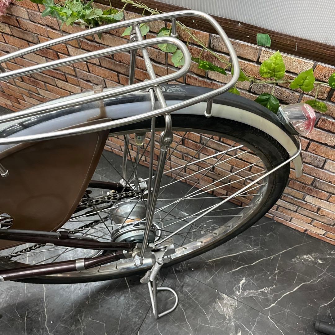 【11】電動自転車 ブリヂストン Assista ブラウン 26インチ
