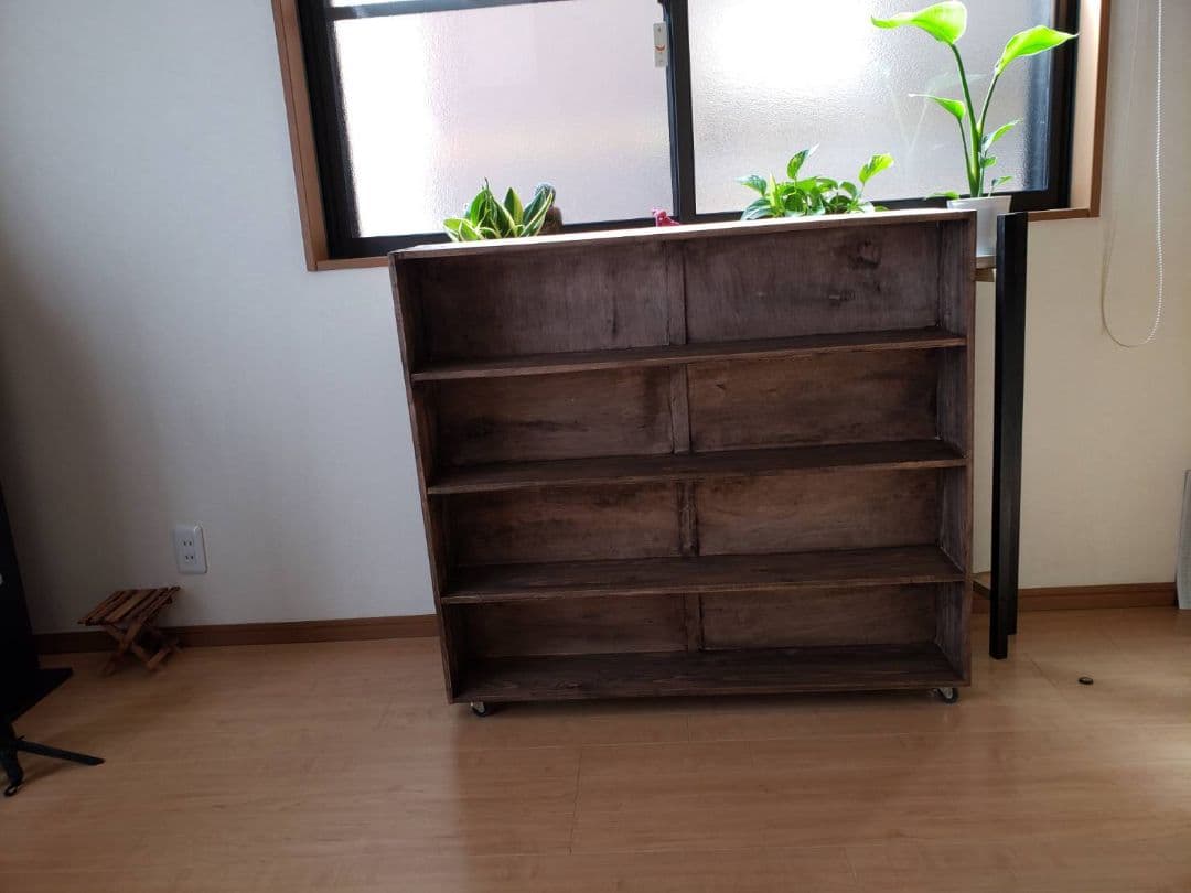 新生活を彩る/古材風/本棚/マガジンラック