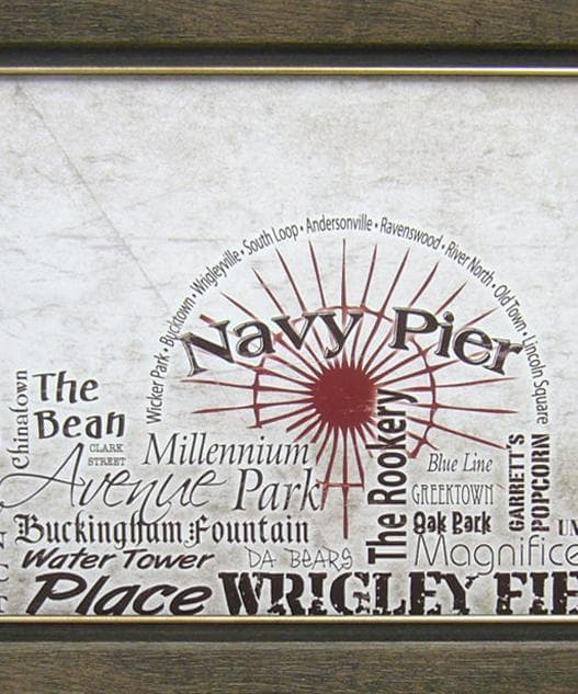 絵画 アートポスター テイムソン作 スカイライン シカゴ