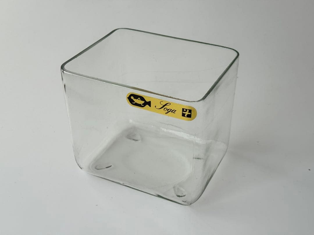 【未使用】金魚鉢 昭和レトロ 曽我ガラス 3個セット 箱付き アンティーク 骨董