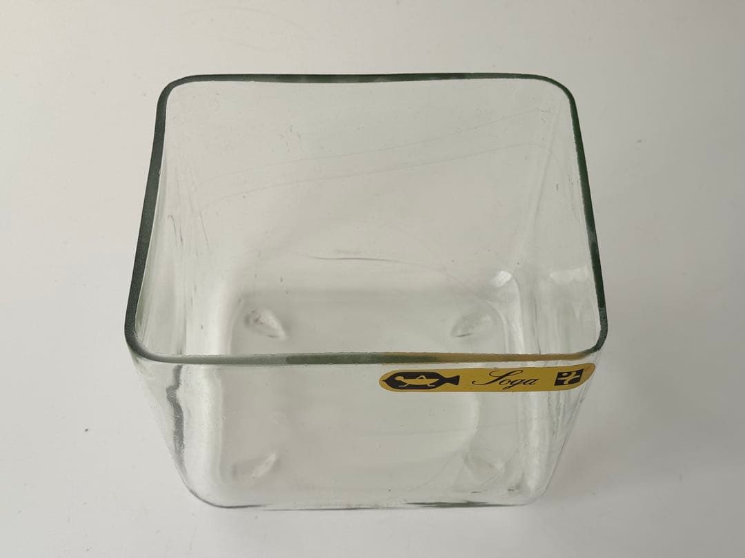 【未使用】金魚鉢 昭和レトロ 曽我ガラス 3個セット 箱付き アンティーク 骨董