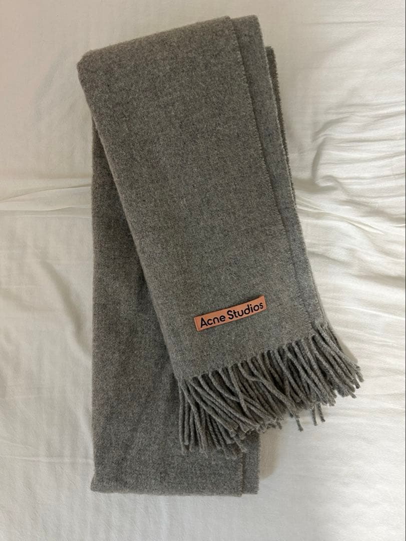 Acne Studios フリンジウールスカーフ