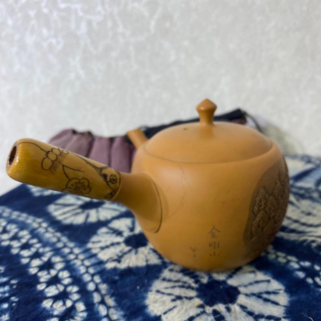 金剛山　芳石刀　勝石　急須　煎茶道具