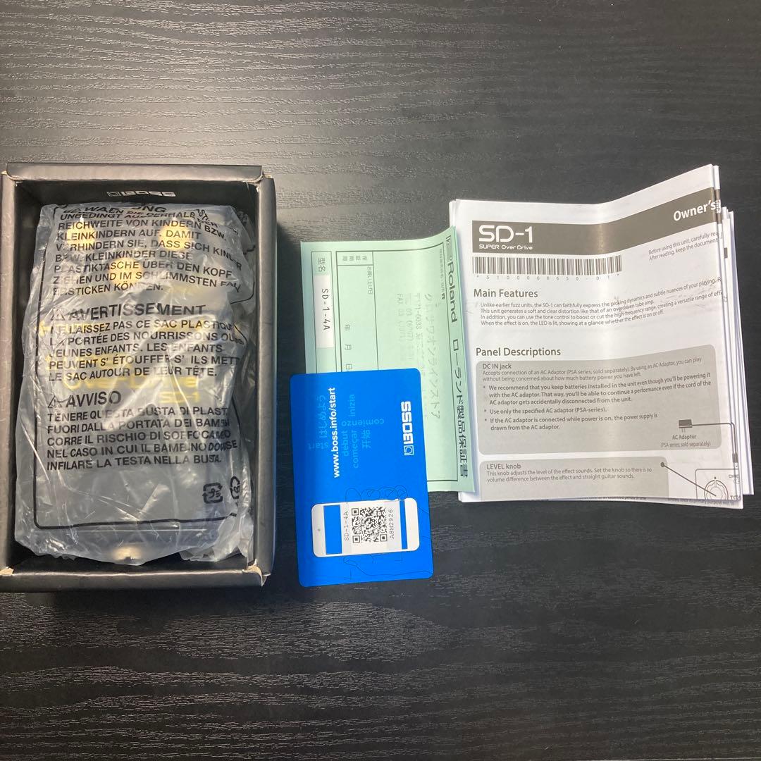 BOSS SD-1 40th Anniversary ギターエフェクター