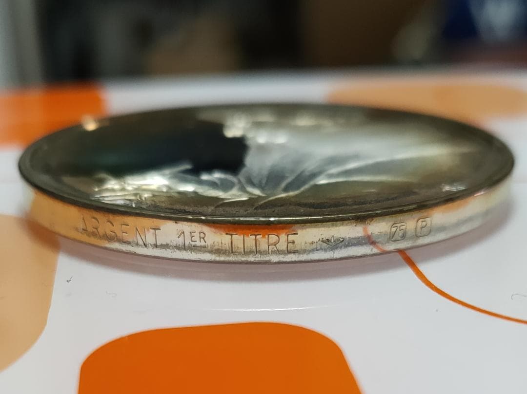 Franklin Mint フランスの銀貨 Erasme de Roterdam