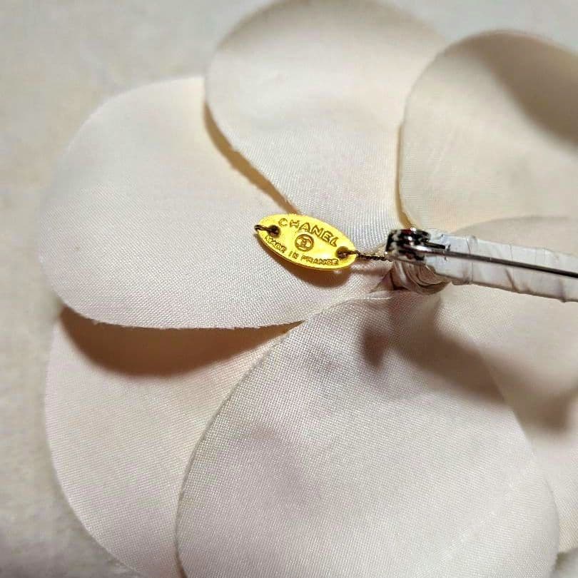 極美品✨️CHANEL シャネル カメリア コサージュ パールホワイト 箱付き