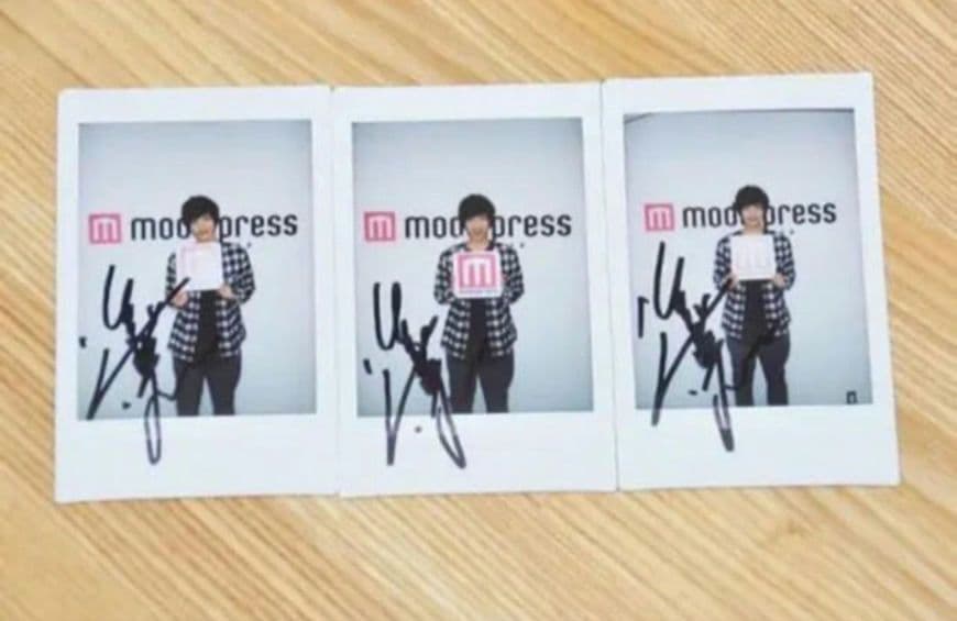 志尊淳 サイン入りチェキ