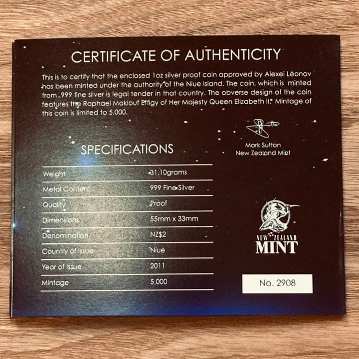 （レア！アンティーク！）コンクエストオブスペース　1オンス　カラー純銀バー