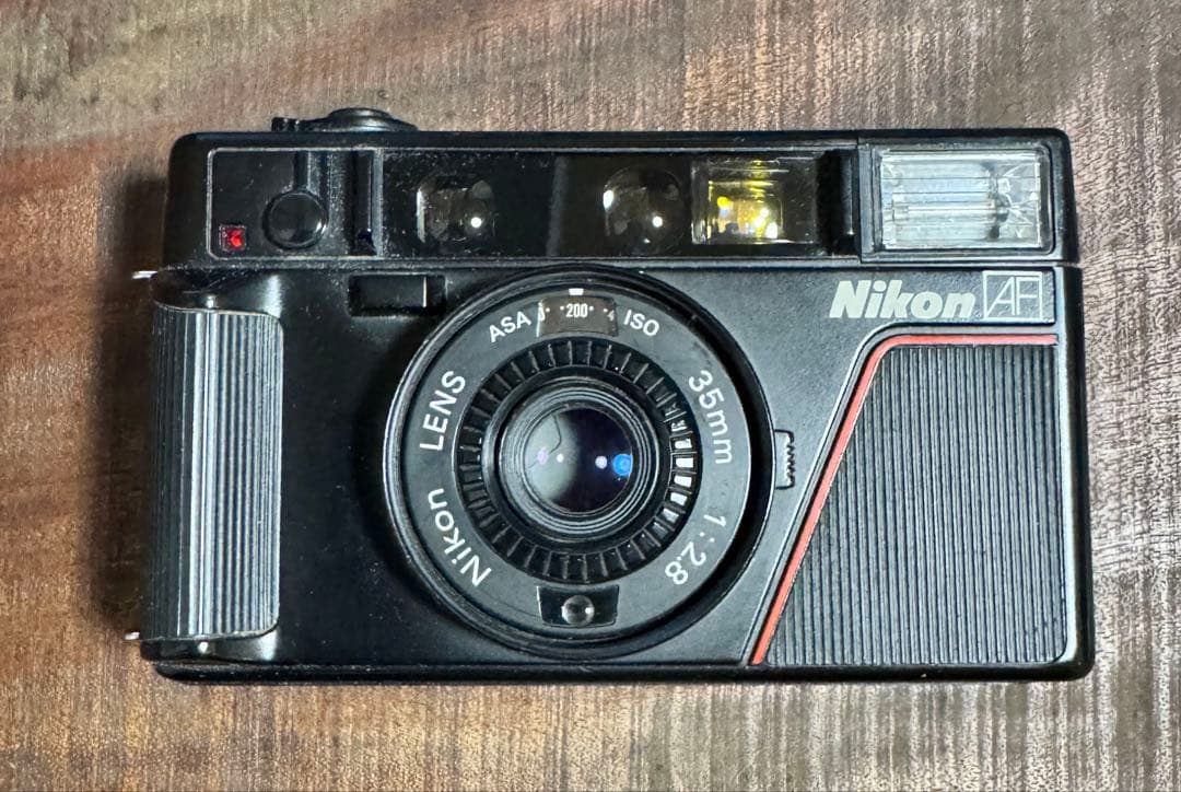 【動作品】Nikon ニコン L35AF 初代ピカイチ コンパクトフィルムカメラ