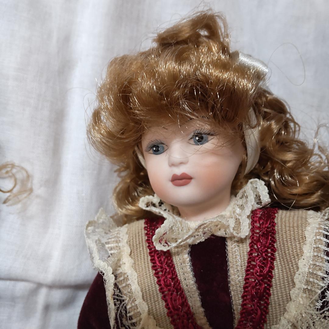 人形　2体　イタリア製　ドール　ヴィンテージ　西洋人形　ビスクドール