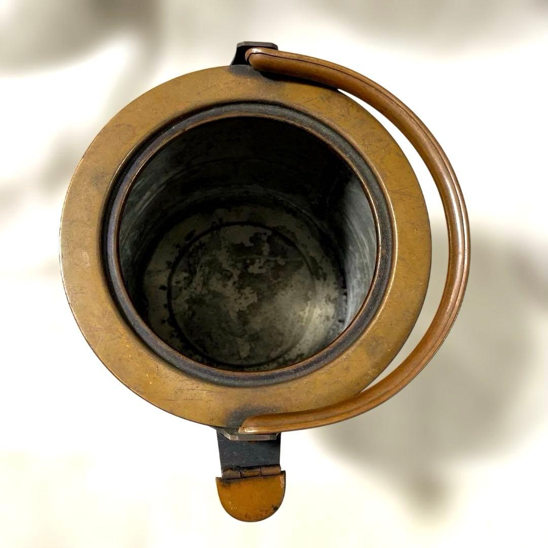 J-49 水注やかん　水次やかん　銅製　薬缶　茶道具　古道具　美術品　工芸品