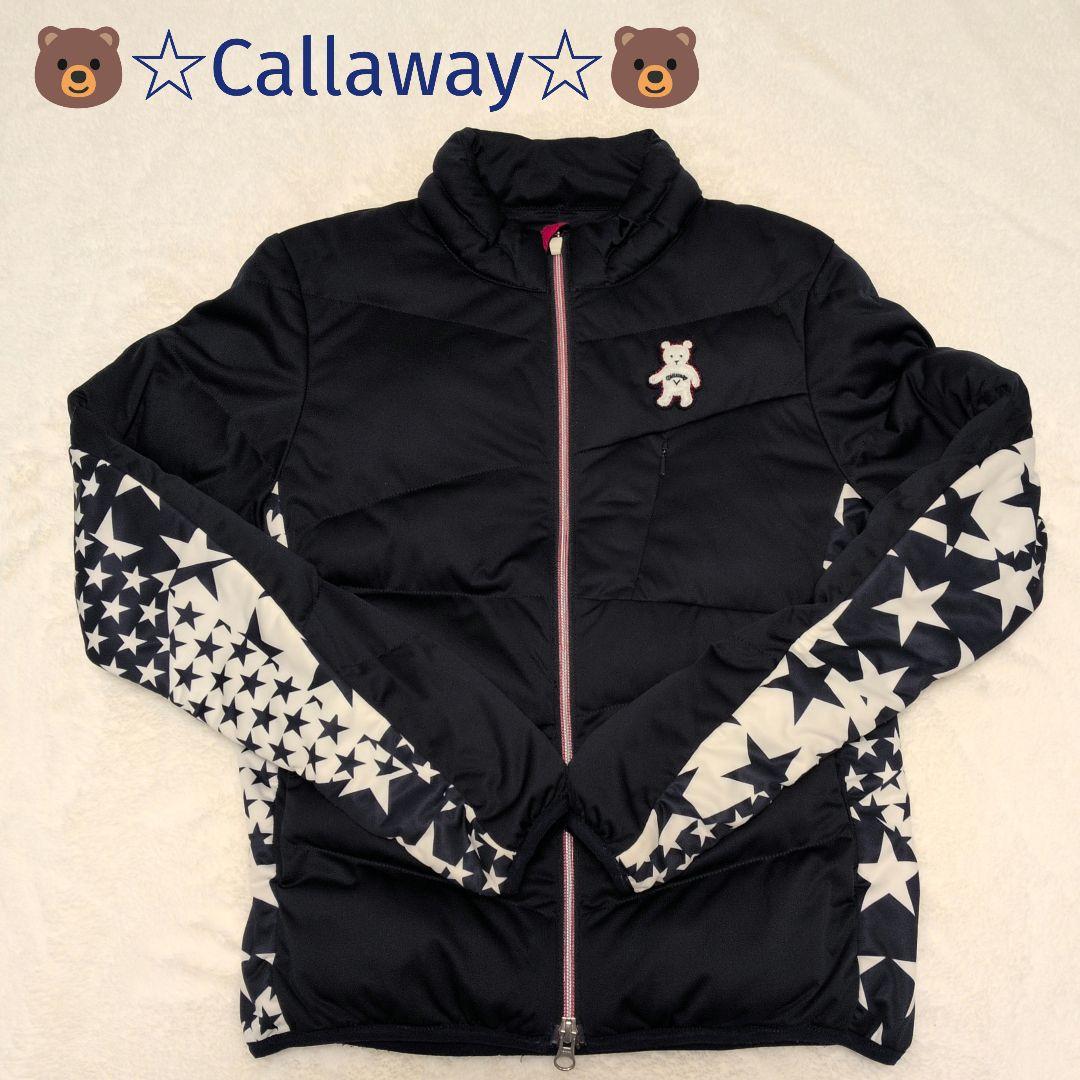 河本結プロ♡Callaway 中綿ブルゾン ベア 星☆ S キャロウェイゴルフ