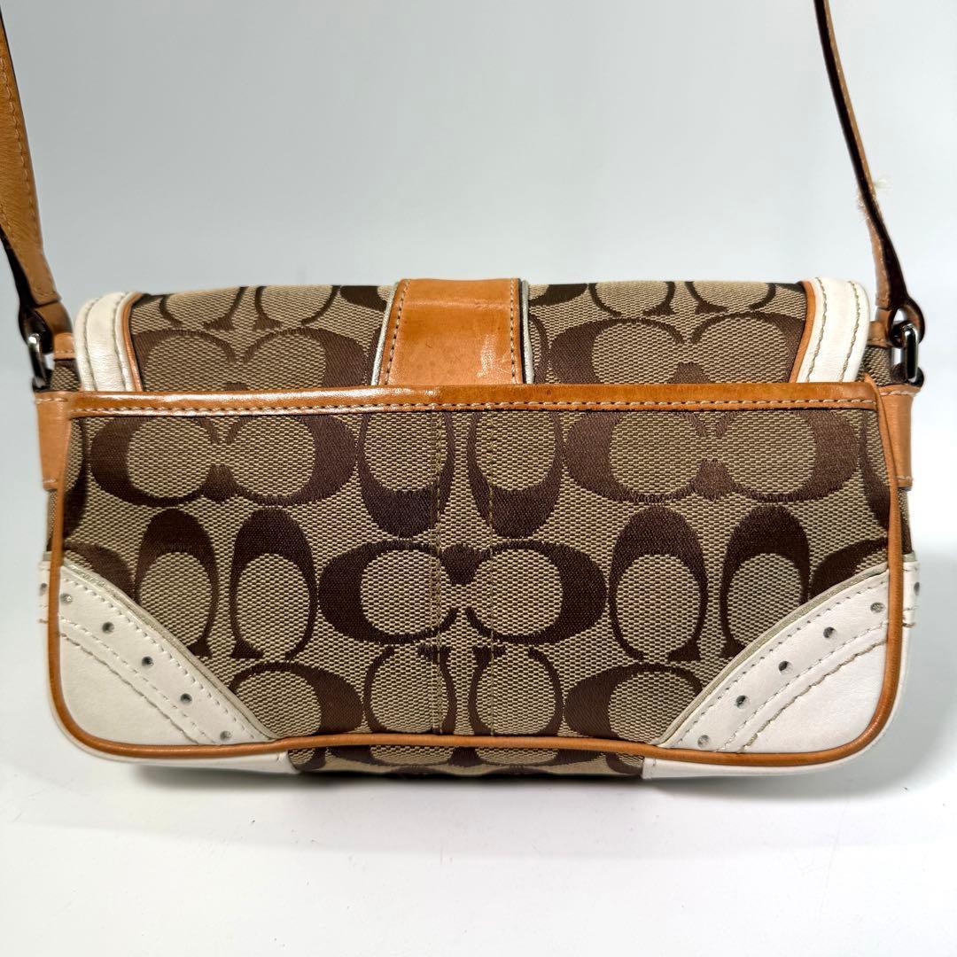 《入手困難》coach ショルダーバック ソーホー キャンバス レザー y2k