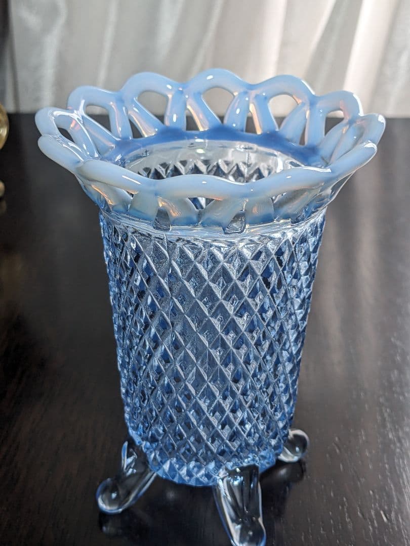 インペリアルグラス　ブルーオパルセント　ダイヤモンドレースベース　お値下げ中