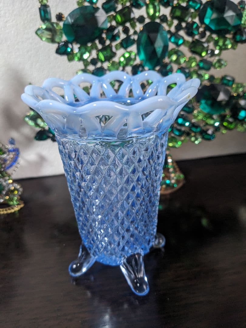 インペリアルグラス　ブルーオパルセント　ダイヤモンドレースベース　お値下げ中