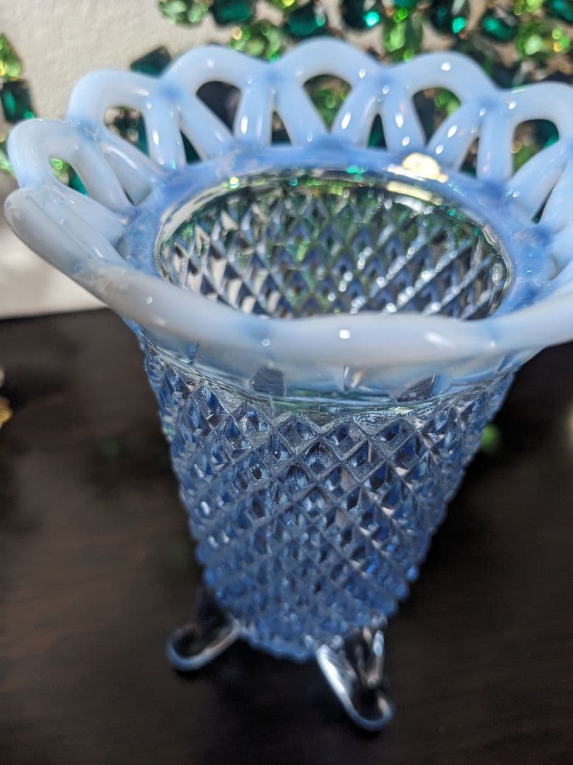 インペリアルグラス　ブルーオパルセント　ダイヤモンドレースベース　お値下げ中