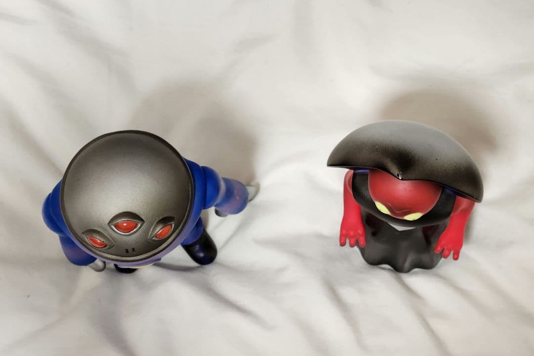 宇宙大作戦 チョコベーダー ウンモ星人 3メートルの宇宙人 2体セット