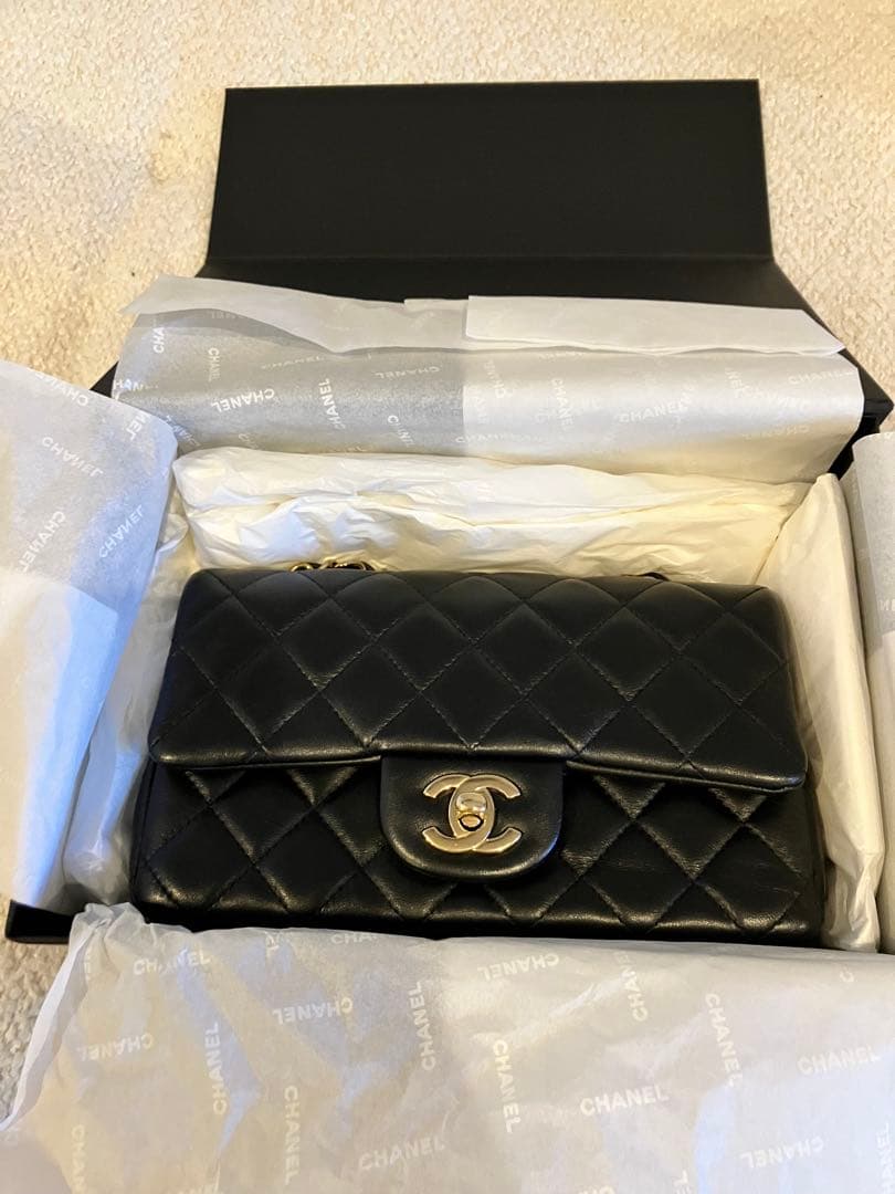 【未使用】【銀座店購入】【レシート有】ミニ クラシック ハンドバッグ