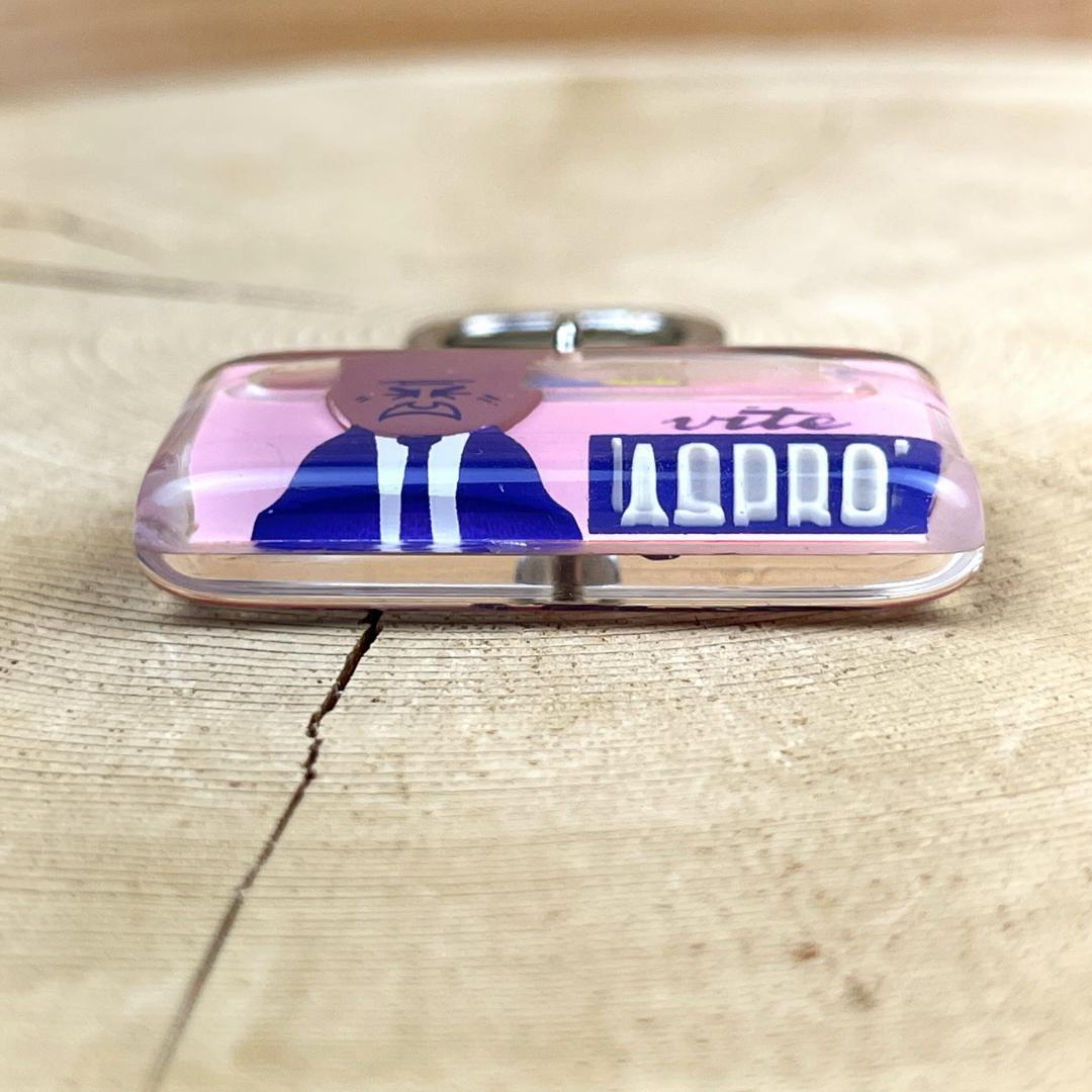 ブルボン キーホルダー ASPRO アスプロ 頭痛薬 フランス アンティーク