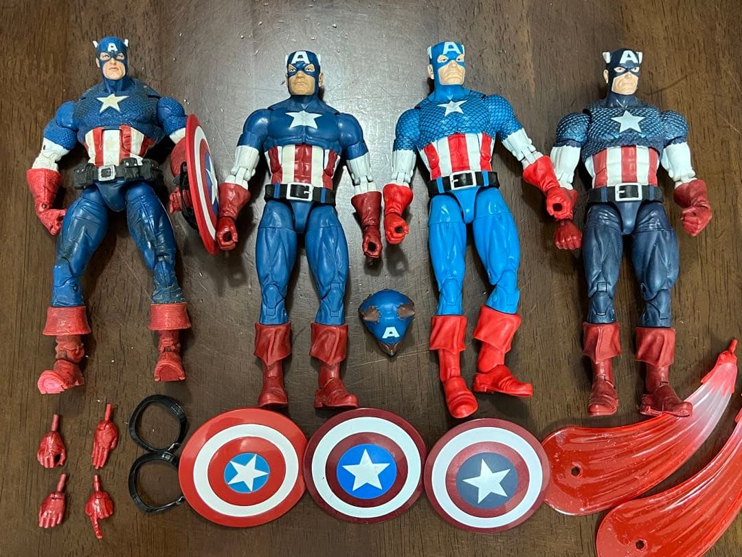 マーベルレジェンド キャプテンアメリカ 4体セット