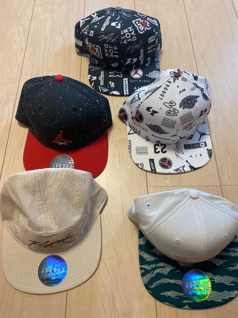 ジョーダンキャップセット 5点