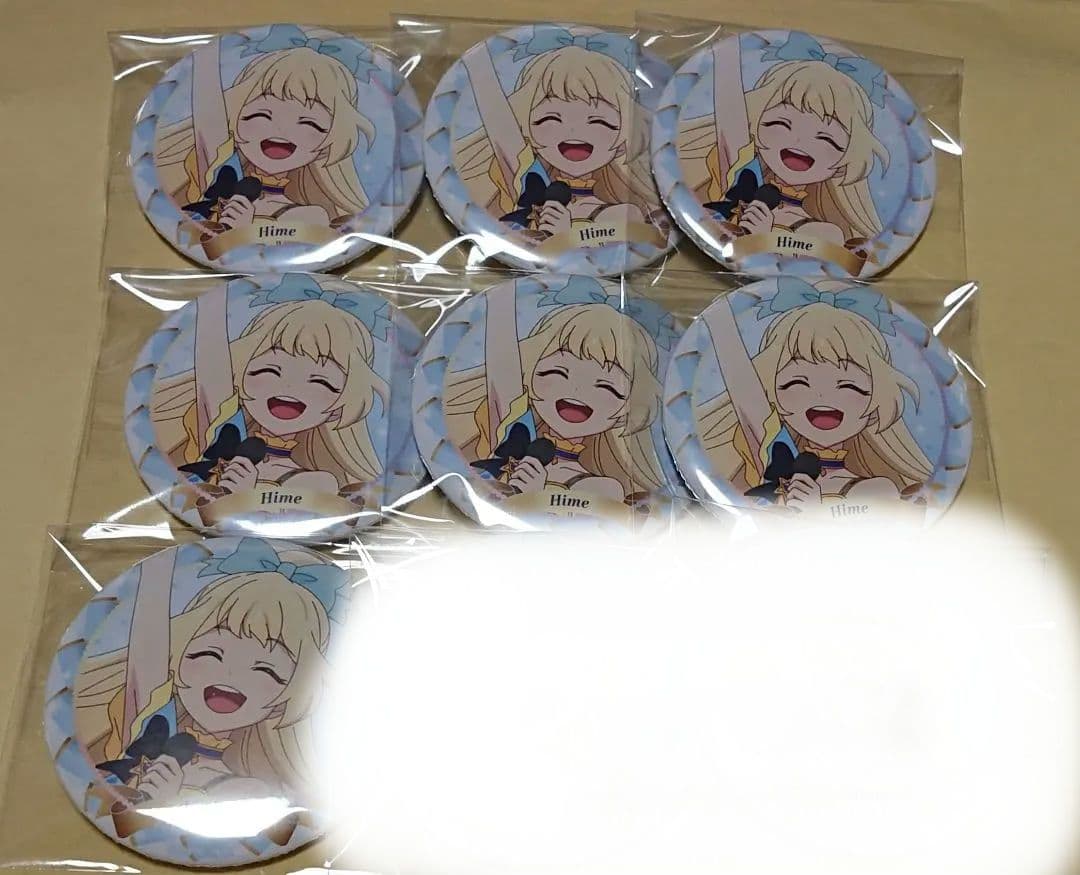 ね*む様 アイカツスターズ アイカツ 白鳥ひめ バースデー缶バッジ バースデー