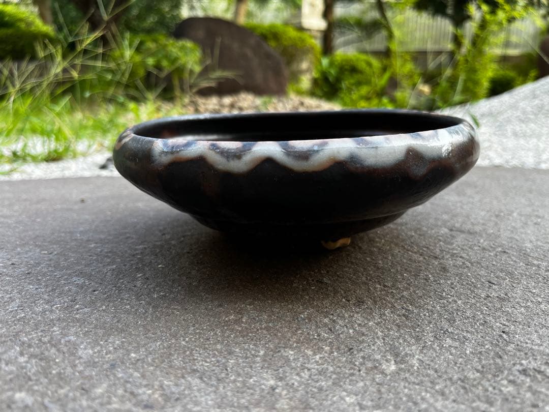 茶道具　備前焼　灰器　中村正彦作